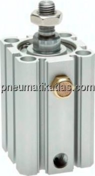 Rundzylinder ISO Kleinzylinder Kolben-Ø 20 mm einfachwirkend Kolben Pneumatik 